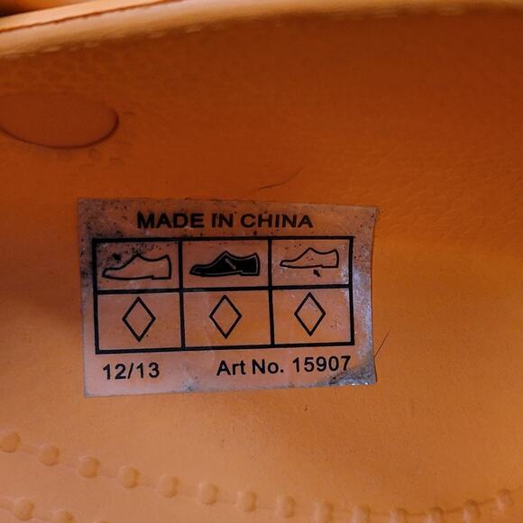 Crocs Ralen Classic Clog Unisex M8 W10 Orange Slip On Lightweight Casual Beach - Picture 9 of 13